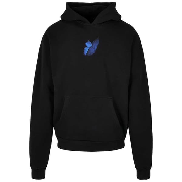Mister Tee Le Papillon Heavy Oversize Hættetrøje Sort S Mand