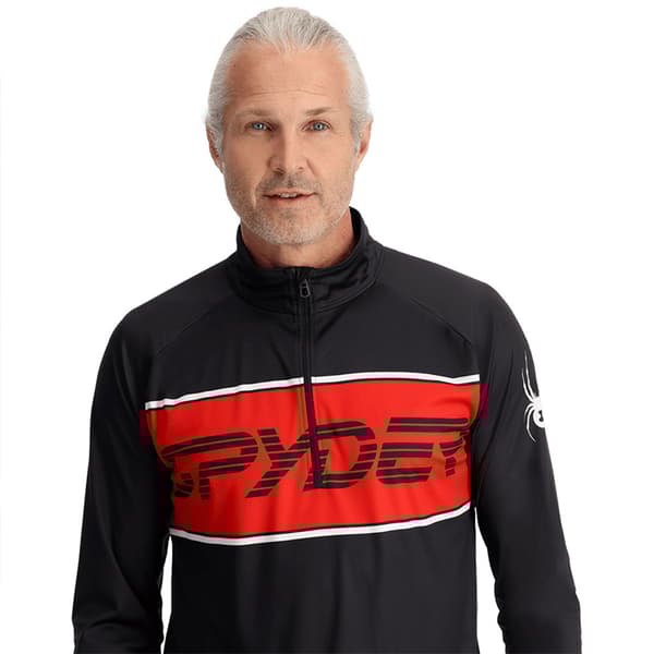 Spyder Paramount Halv Lynlås Sweatshirt Sort XL Mand