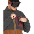 Miniatyrbild 5 av 6: Volcom G4852501 Sweatshirt Med Dragkedja Grå XL Man