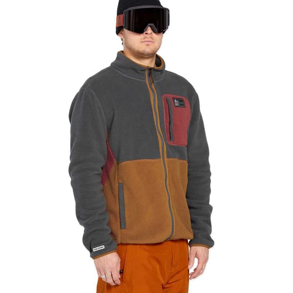 Volcom G4852501 Sweatshirt Med Dragkedja Grå XL Man