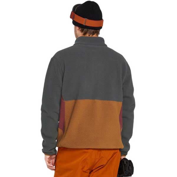 Volcom G4852501 Sweatshirt Med Dragkedja Grå XL Man