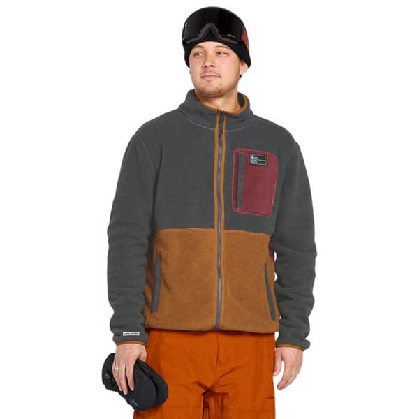 Volcom G4852501 Sweatshirt Med Dragkedja Grå XL Man