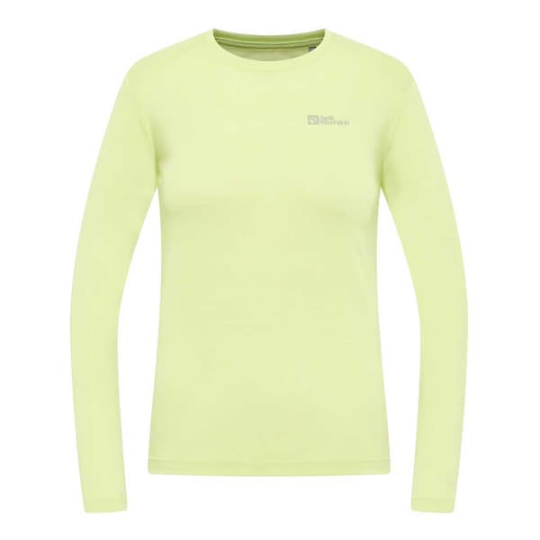 Jack Wolfskin Vonnan T-shirt Med Lange ærmer Grøn 2XL Kvinde