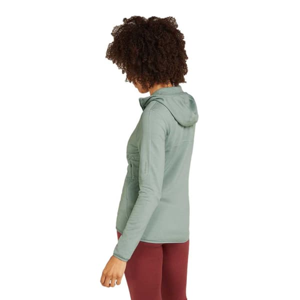 Icebreaker Merino 560 Realfleece Elemental Ii Sweatshirt Med Lynlås Grøn M Kvinde