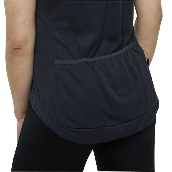 Jack Wolfskin Morobbia Fz T-shirt Med Korte ærmer Gul,Sort XL Kvinde