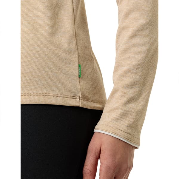 Vaude Essential Pitkähihainen T-paita Beige 42 Nainen