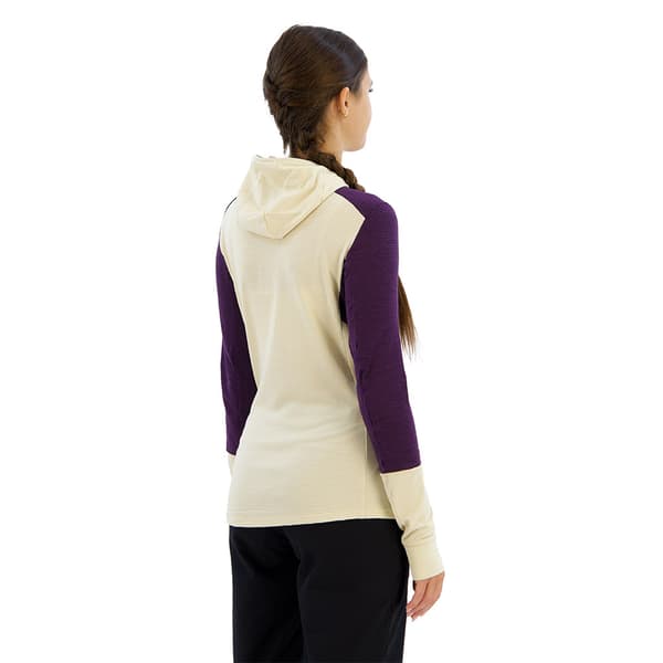 Vaude Monviso Huvtröja Beige,Lila 36 Kvinna