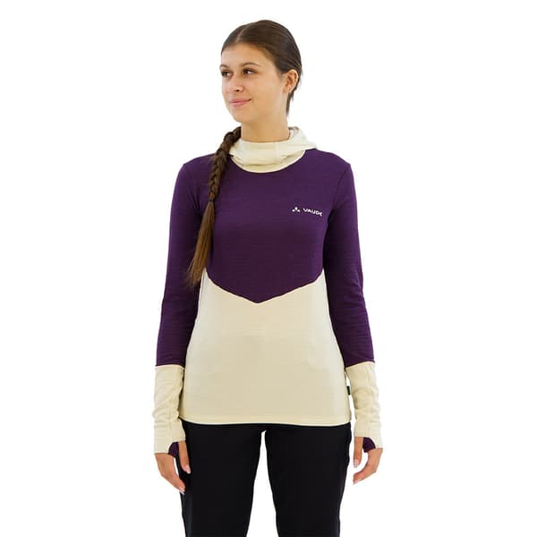 Vaude Monviso Huvtröja Beige,Lila 36 Kvinna