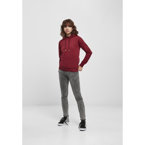 Urban Classics Organic Sweatshirt Rød L Kvinde
