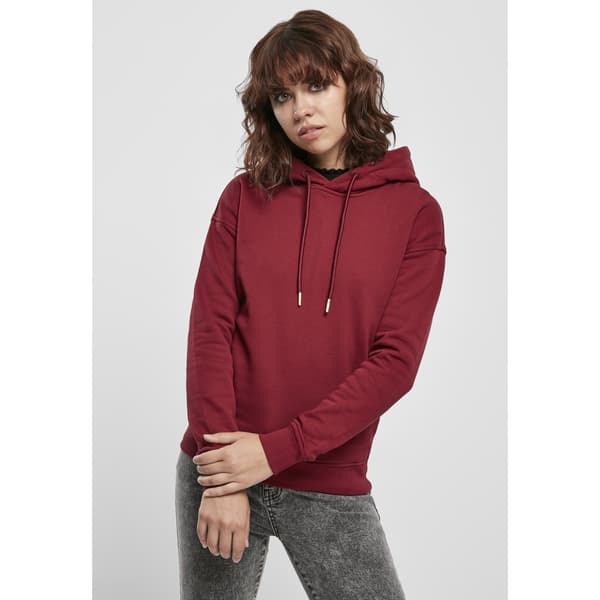 Urban Classics Organic Sweatshirt Rød L Kvinde
