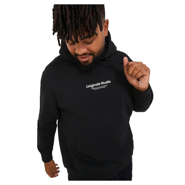 Jack & Jones Vesterbro Plus Size Sweatshirt Med Lynlås Sort 3XL Mand