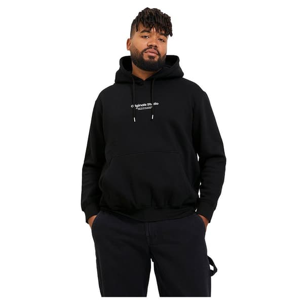 Jack & Jones Vesterbro Plus Size Sweatshirt Med Lynlås Sort 3XL Mand