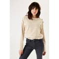 Miniatyrbillede 1 af 4: Garcia Z0015 Sweatshirt Beige M Kvinde
