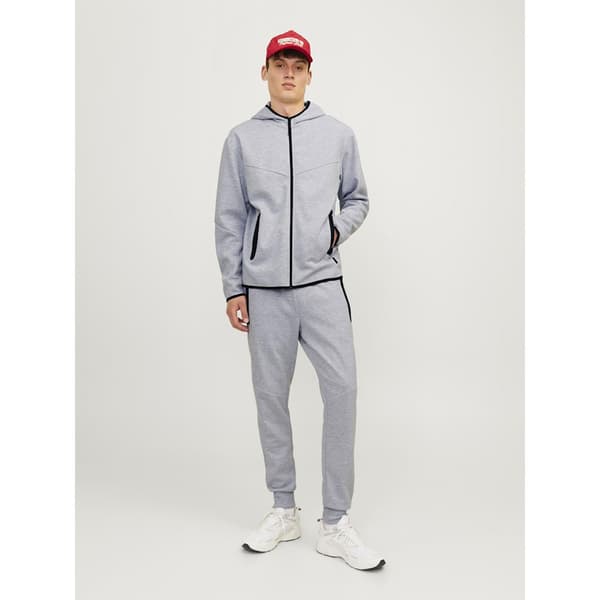Jack & Jones Fusion Kokovetoketjullinen Collegepaita Harmaa S Mies
