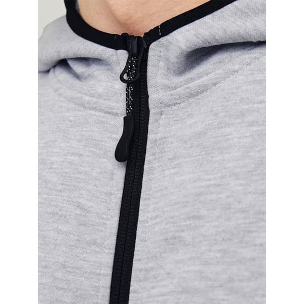Jack & Jones Fusion Kokovetoketjullinen Collegepaita Harmaa S Mies