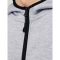 Pikkukuva 7 / 7: Jack & Jones Fusion Kokovetoketjullinen Collegepaita Harmaa S Mies