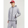 Pikkukuva 1 / 7: Jack & Jones Fusion Kokovetoketjullinen Collegepaita Harmaa S Mies