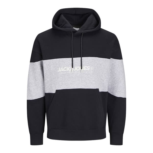 Jack & Jones Legacy Blocking Plus Hættetrøje Sort 4XL Mand