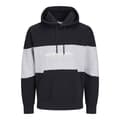 Miniatyrbillede 3 af 7: Jack & Jones Legacy Blocking Plus Hættetrøje Sort 4XL Mand