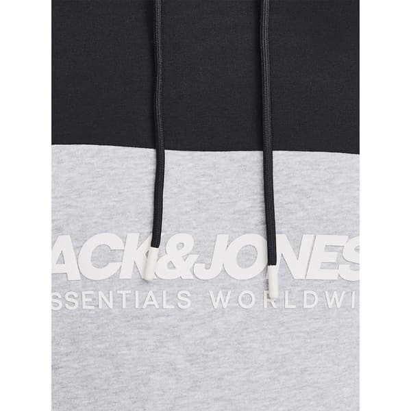 Jack & Jones Legacy Blocking Plus Hættetrøje Sort 4XL Mand