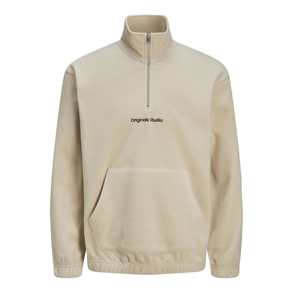 Jack & Jones Vesterbro Tröja Med Halv Dragkedja Beige L Man