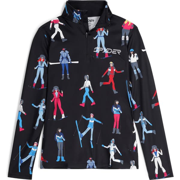 Spyder March Collegepaita Puolivetoketjulla Musta XL Nainen