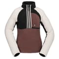 Miniatyrbild 3 av 6: Volcom Demi Halv Dragkedja Sweatshirt Röd M Kvinna