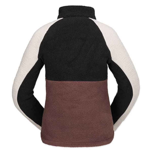 Volcom Demi Halv Dragkedja Sweatshirt Röd M Kvinna