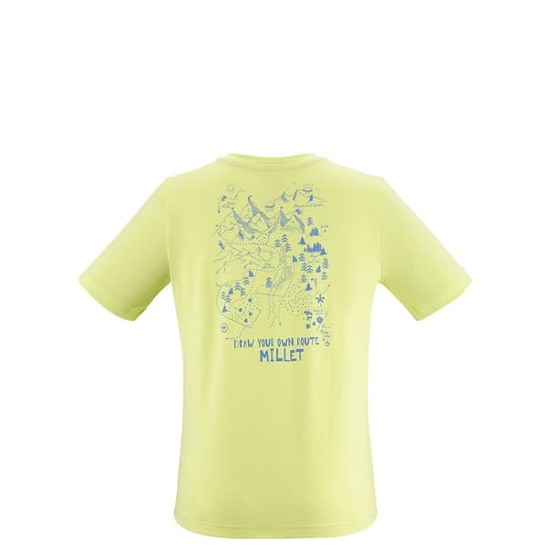 Millet Cimaï Print T-shirt Med Korte ærmer Grøn L Kvinde