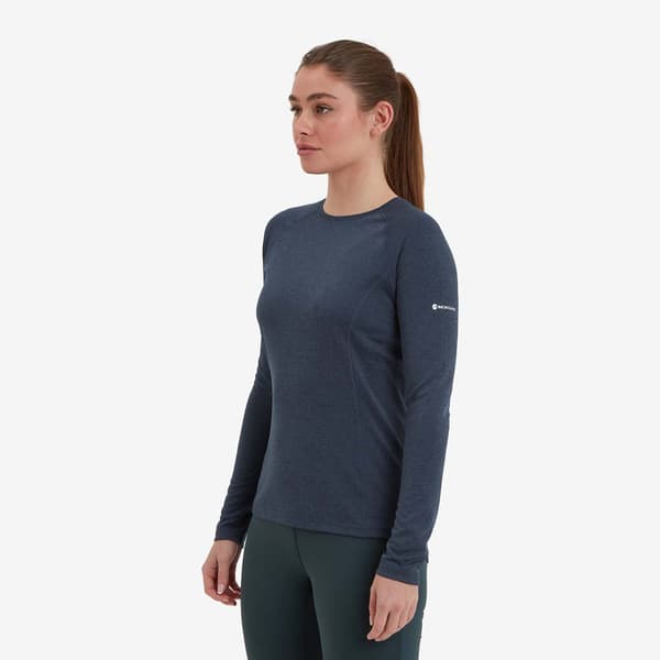 Montane Dart Pitkähihainen T-paita Sininen XL Nainen