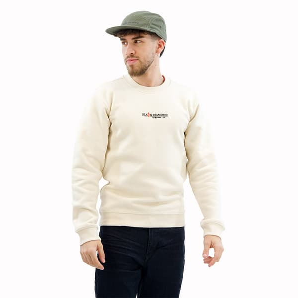 Black Diamond Heritage Wordmark Crewneck Huppari Valkoinen XL Mies