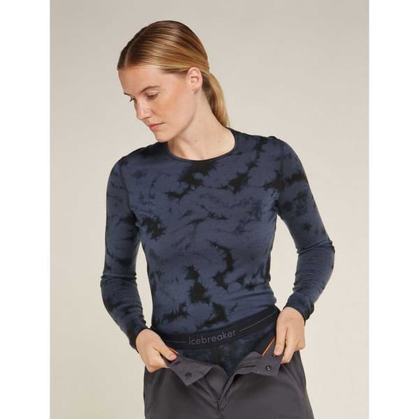 Icebreaker Merino 200 Oasis Cloud Dye Leggings Grå M Kvinde