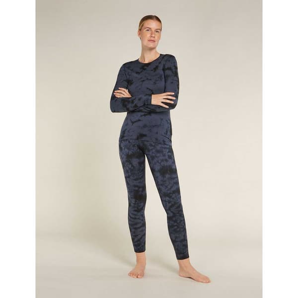 Icebreaker Merino 200 Oasis Cloud Dye Leggings Grå M Kvinde