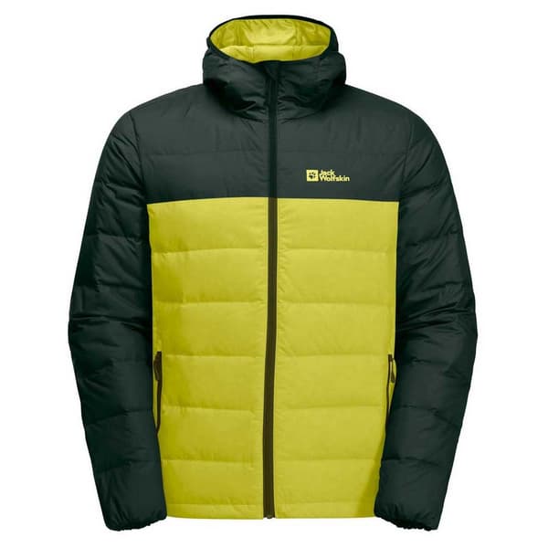 Jack Wolfskin Ather Down Huvtröja Gul,Svart 2XL Man