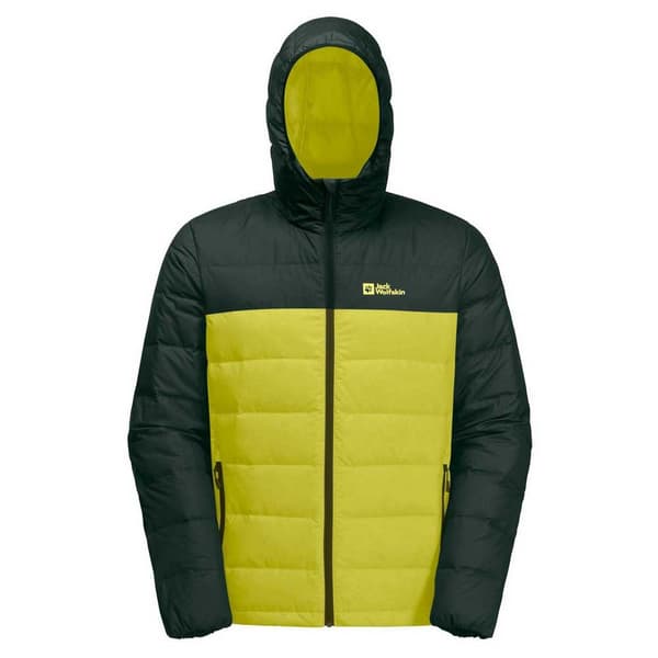 Jack Wolfskin Ather Down Huvtröja Gul,Svart 2XL Man