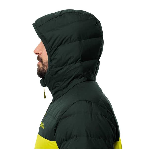 Jack Wolfskin Ather Down Huvtröja Gul,Svart 2XL Man