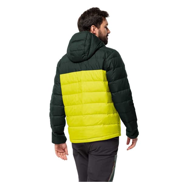 Jack Wolfskin Ather Down Huvtröja Gul,Svart 2XL Man