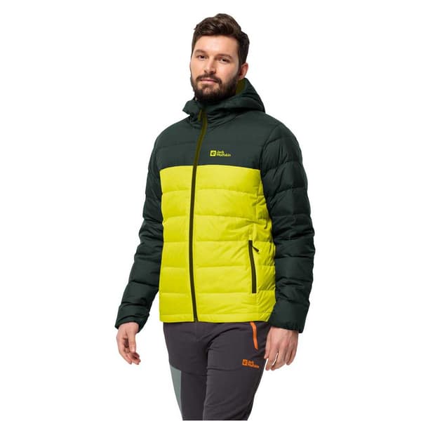 Jack Wolfskin Ather Down Huvtröja Gul,Svart 2XL Man
