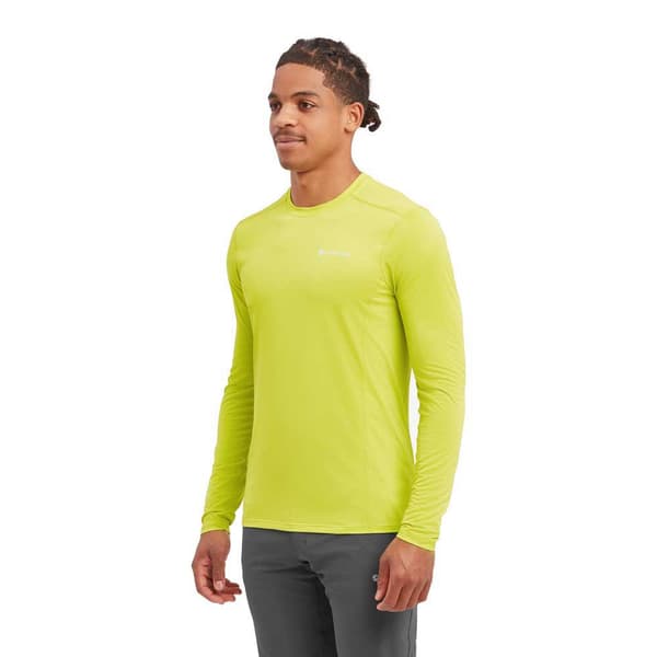 Montane Dart Lite T-shirt Med Lange ærmer Gul L Mand