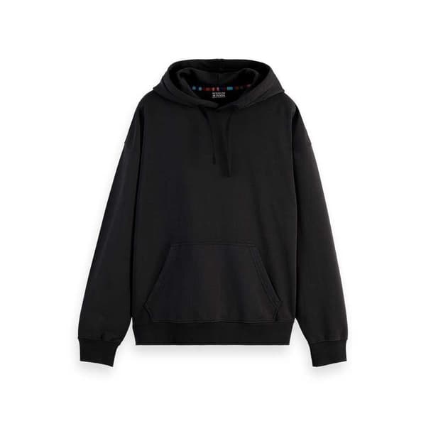Scotch & Soda Loose Fit Back Artwork Hættetrøje Grå M Mand