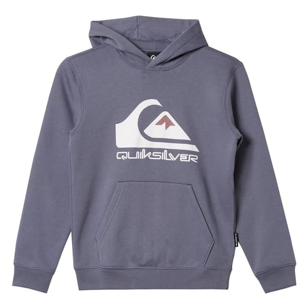 Quiksilver Big Logo Hættetrøje Grå 16 Years Dreng