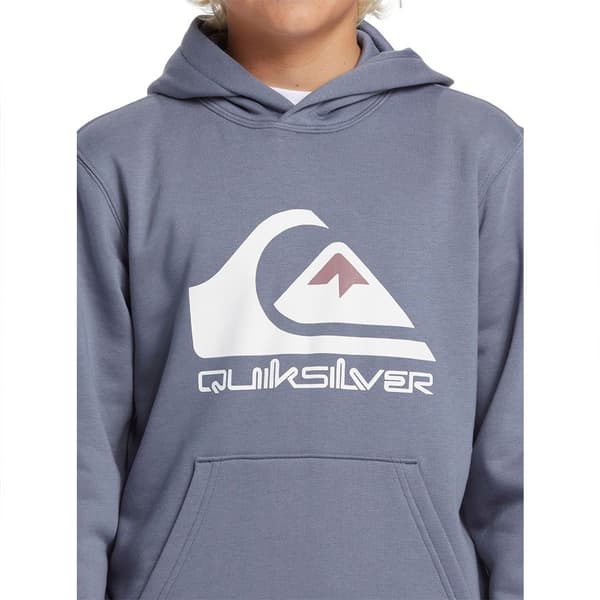 Quiksilver Big Logo Hættetrøje Grå 16 Years Dreng