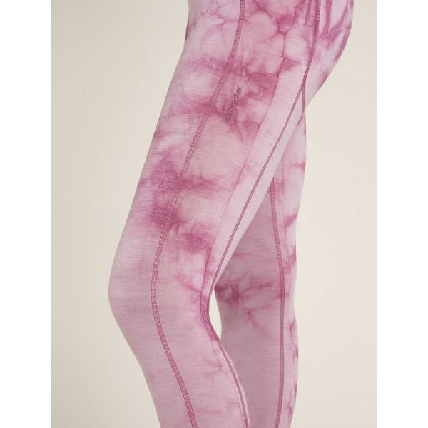 Icebreaker Merino 260 Fastray 25´´ High Rise Cloud Dye Leggingsit Pinkki L Nainen