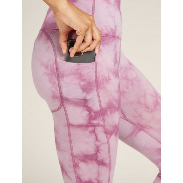 Icebreaker Merino 260 Fastray 25´´ High Rise Cloud Dye Leggingsit Pinkki L Nainen
