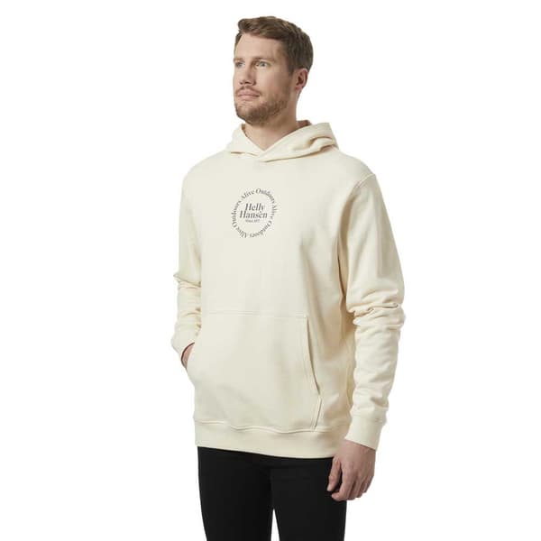 Helly Hansen Core Graphic Hættetrøje Beige S Mand