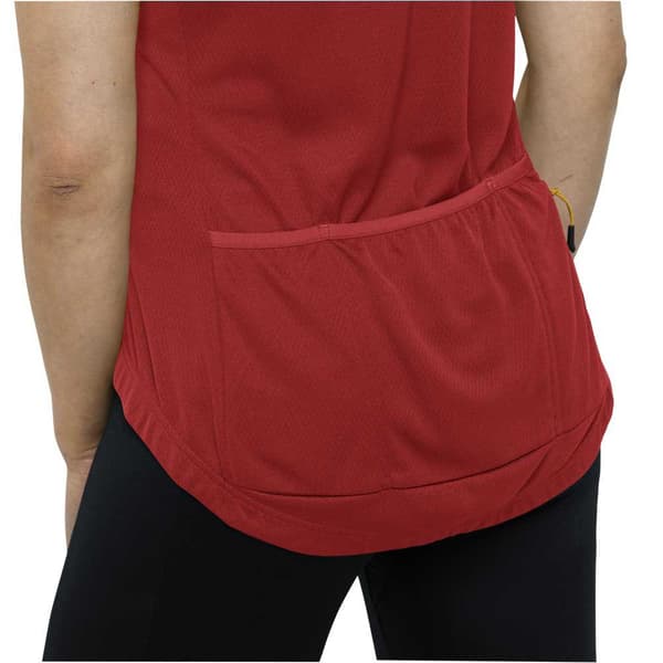 Jack Wolfskin Morobbia Fz T-shirt Med Korte ærmer Rød XS Kvinde