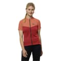 Miniatyrbillede 1 af 6: Jack Wolfskin Morobbia Fz T-shirt Med Korte ærmer Rød XS Kvinde