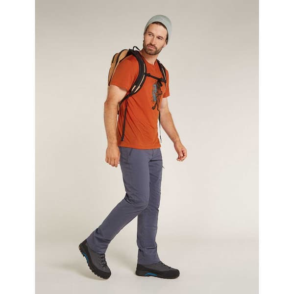 Icebreaker Merino Core Waschbar Wandering Lyhythihainen T-paita Oranssi L Mies