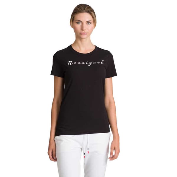 Rossignol Logo Rossi T-shirt Med Korta ärmar Svart XS Kvinna