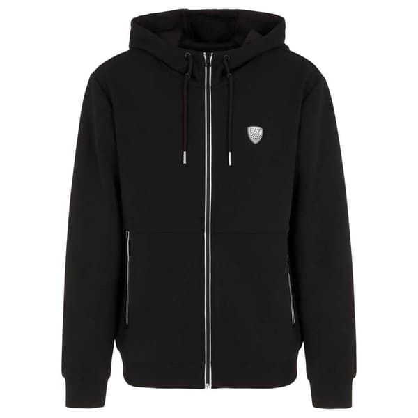 Ea7 Emporio Armani 8npm20 Sweatshirt Med Lynlås Sort M Mand